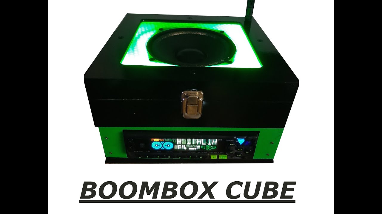 autoradio boombox cubo