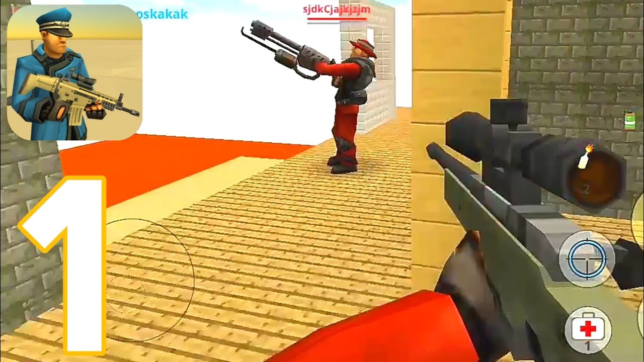 Strike Fortress Box - gameplay part 1 (Android)