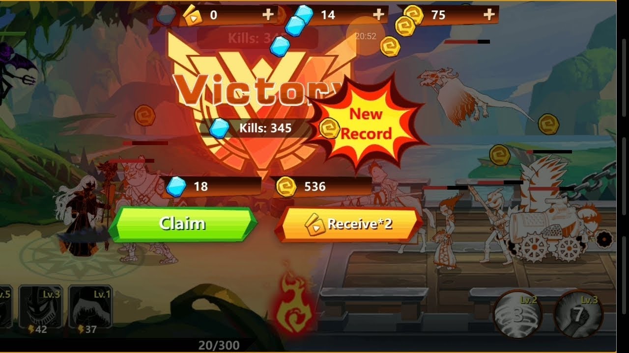 Stickman Fighting game on playit app. 345+  kill record By me .