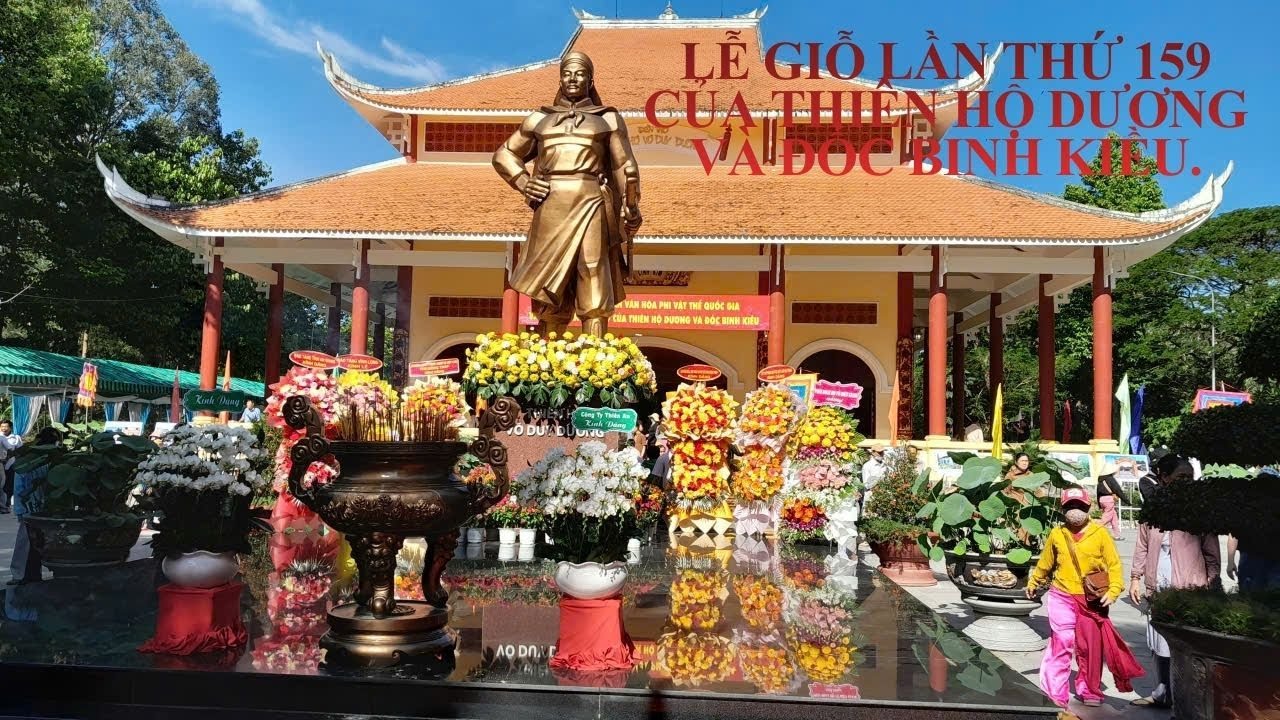 LỄ GIỖ LẦN THỨ 159 CỦA THIÊN HỘ DƯƠNG VÀ ĐỐC BINH KIỀU TẠI KDL GÒ THÁP | DU LỊCH VÀ CUỘC SỐNG.