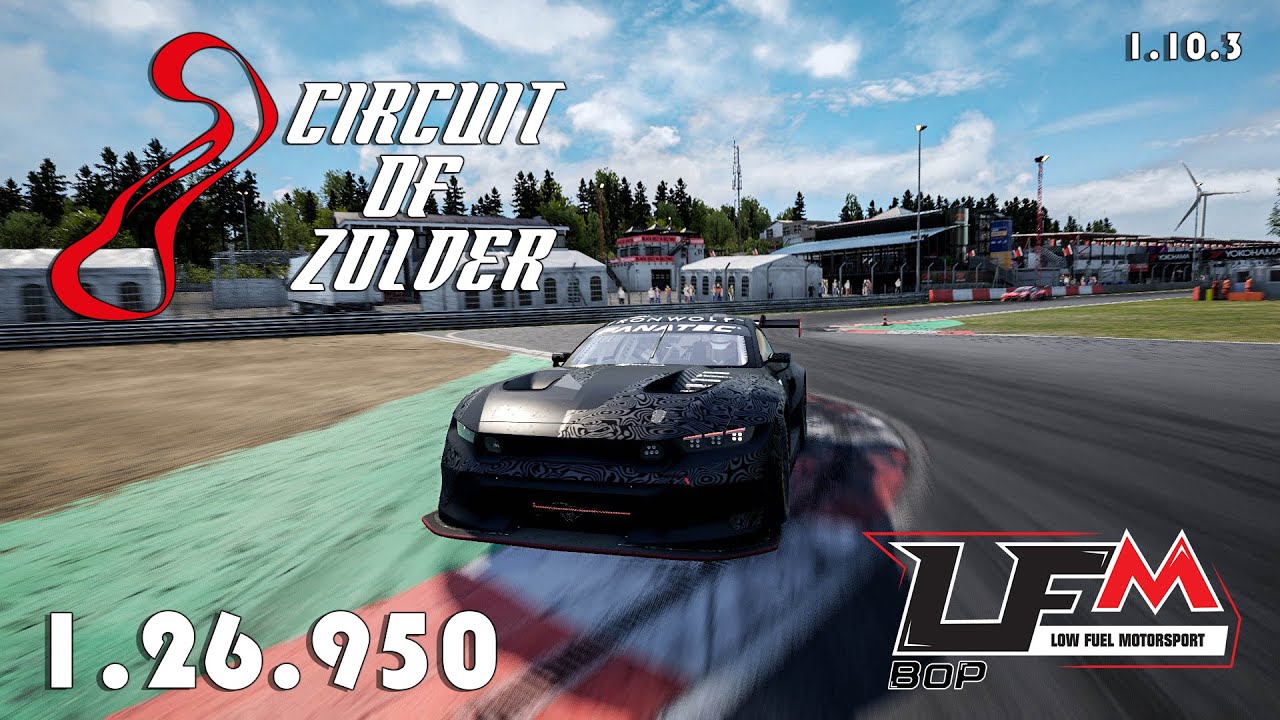 Assetto Corsa Competizione | Ford Mustang GT3 | Zolder | 1.26.950 (Hotlap + FREE Setup)