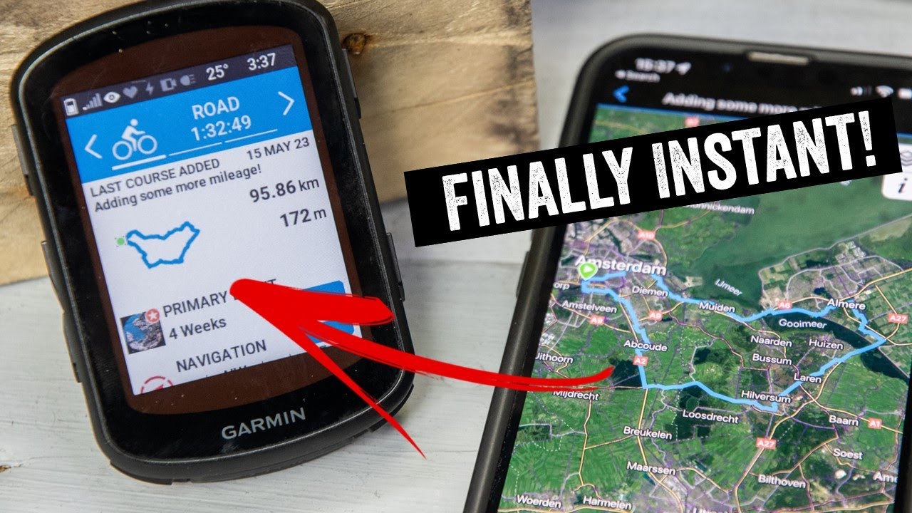 Краткие советы: новые возможности Garmin Edge серии x40 для изменения маршрута во время поездки