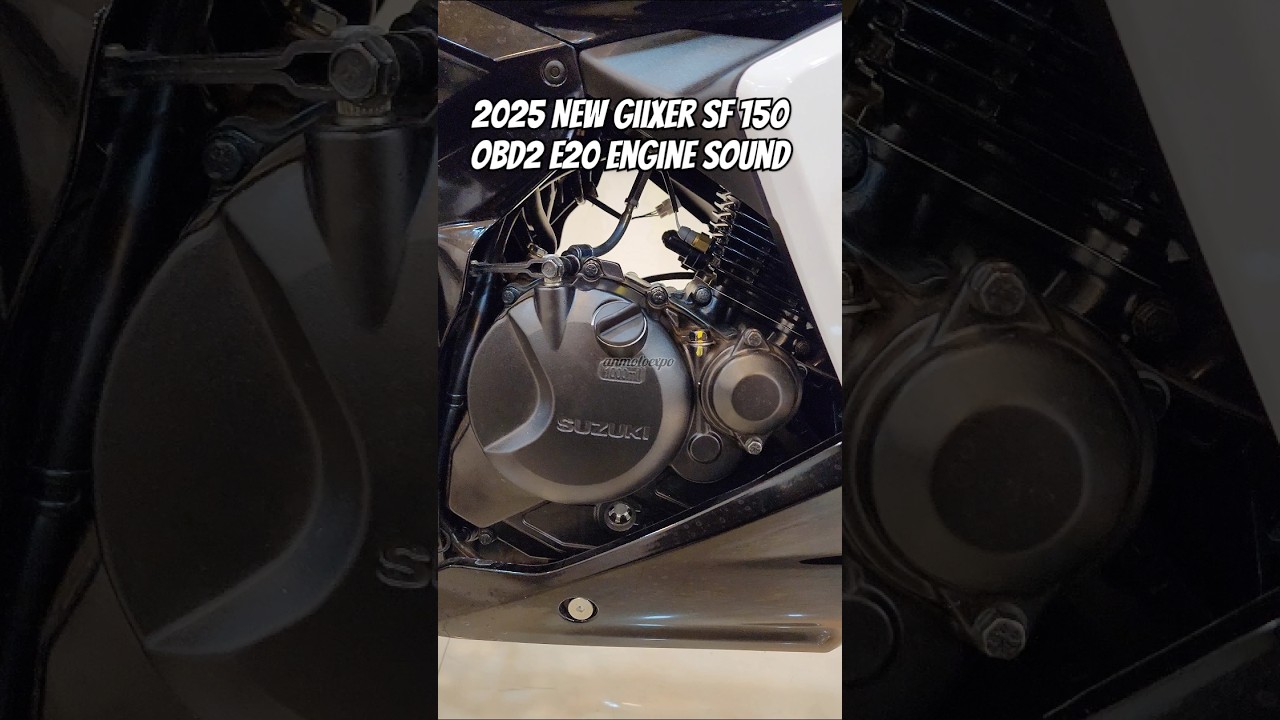 2025 Suzuki Gixxer SF 150 Bs6 Obd2 e20 engine sound | #anmotoexpo #shorts #exhaustsound