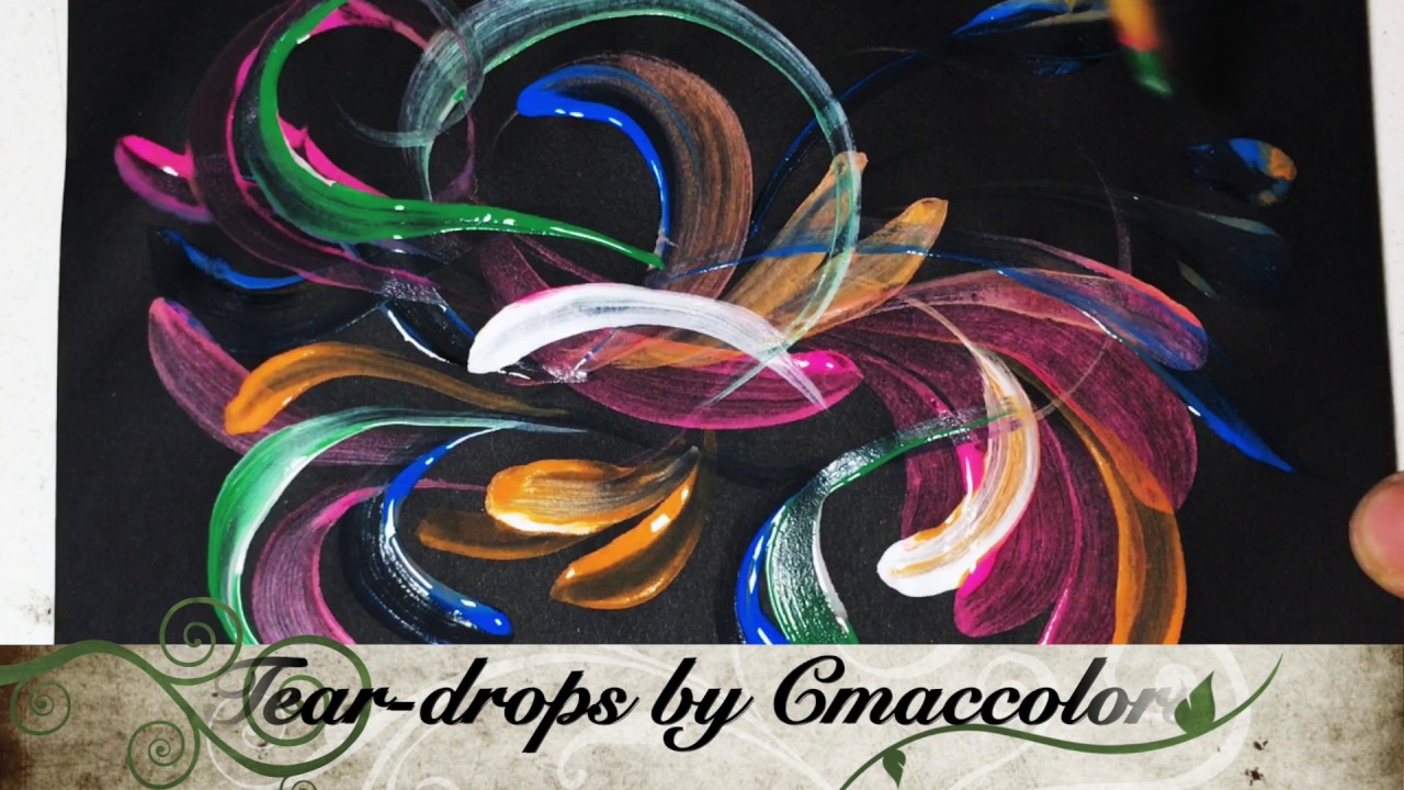 FACE  PAINTING - TEAR-DROPS /PRACTICE
