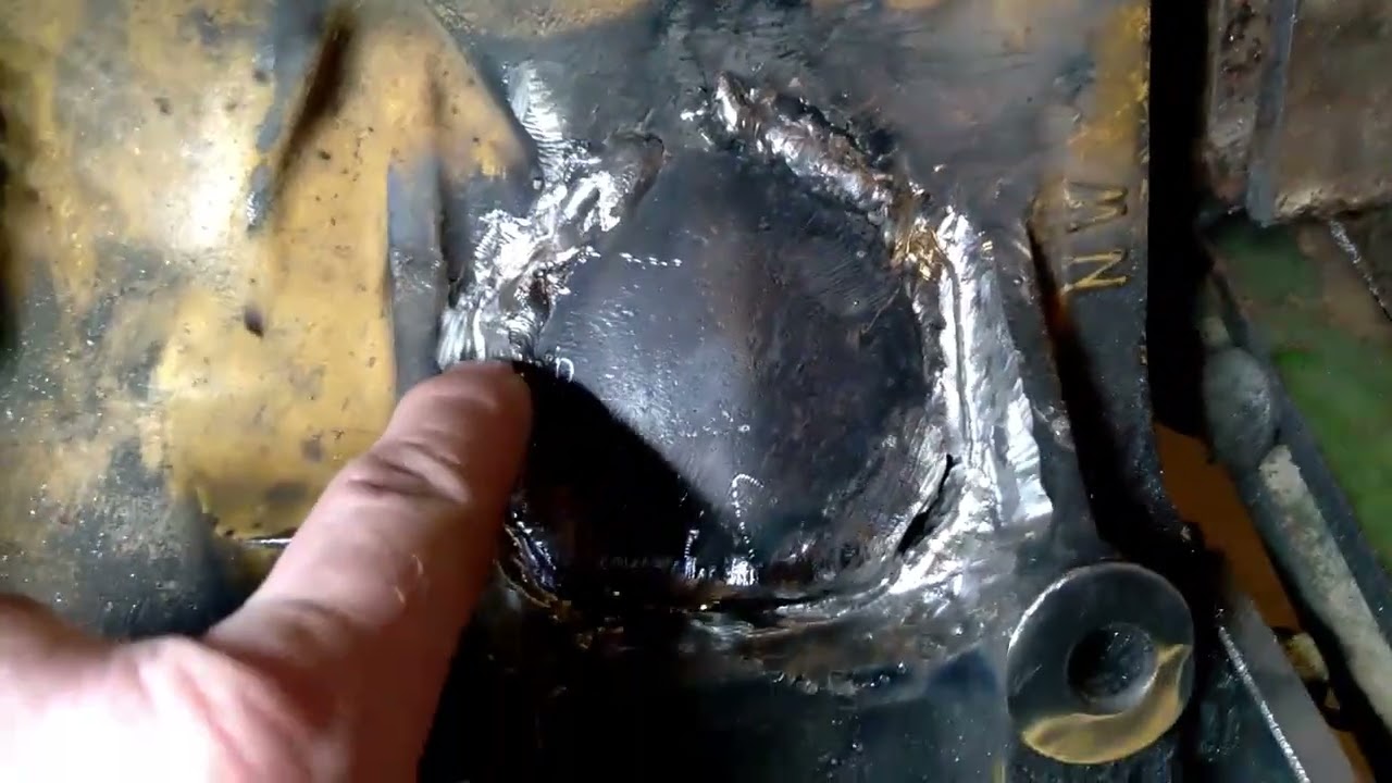 Welding an engine block is not fun.