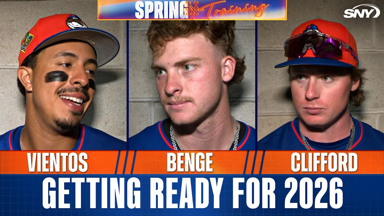 Mark Vientos, Carson Benge and Ryan Clifford detail Sunday’s win over the Yankees