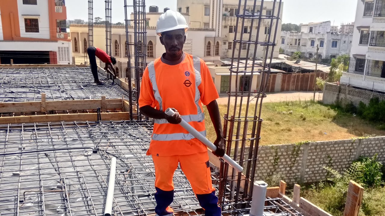 How we do fix plumbing pointing before slab concrete pouring