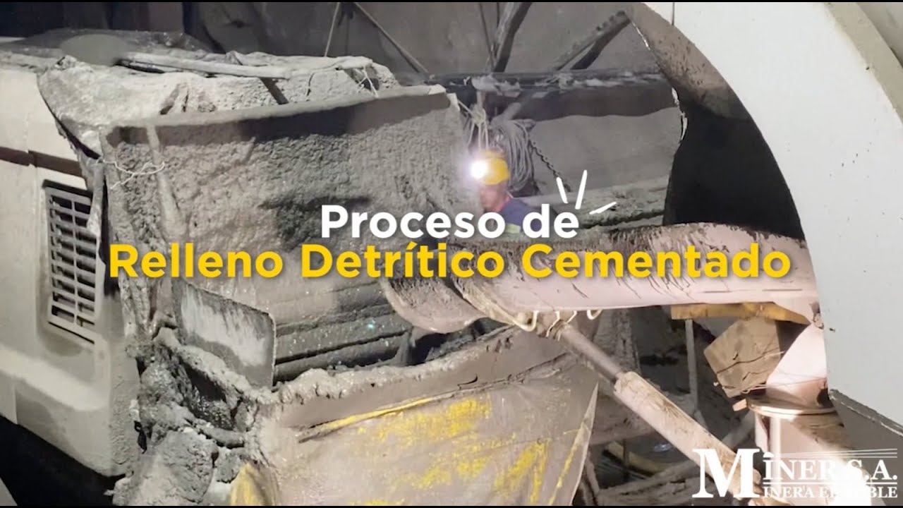 Proceso de Relleno Detrítico Cementado (RDC)