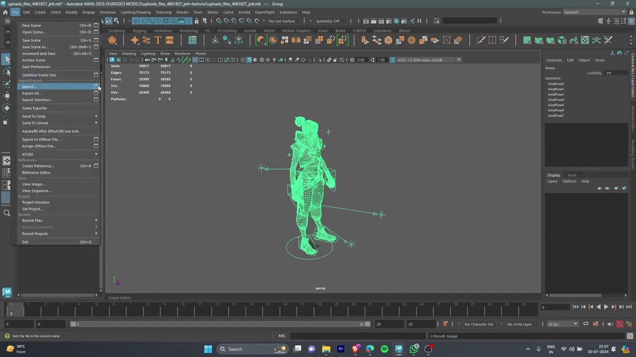 HOW TO EXPORT/IMPORT ANIMATION IN MAYA |MAYA TUTORIAL|