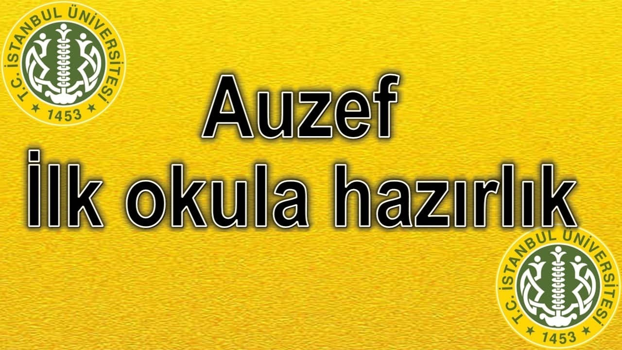 İLK OKULA HAZIRLIK - ÇIKMIŞ SESLİ SORULARI - AUZEF AÖF