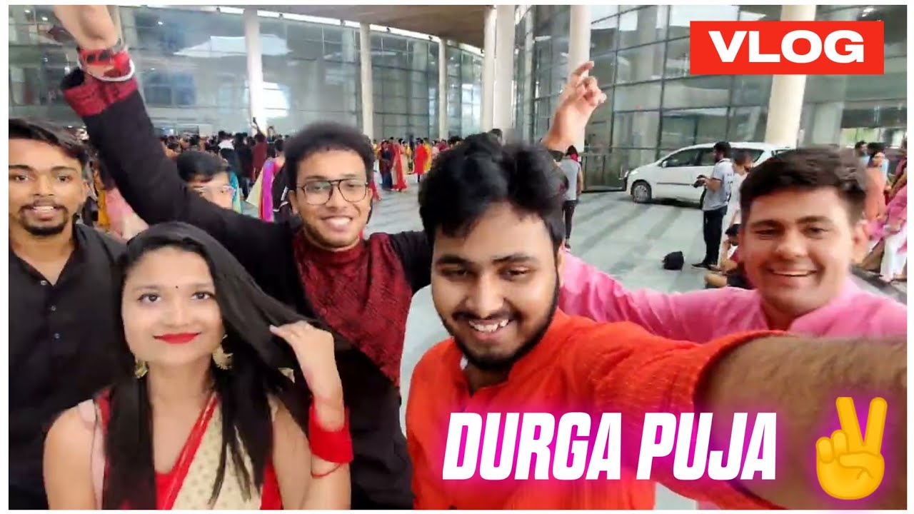 DURGA PUJA 2022 IN AMITY UNIVERSITY KOLKATA ✌️💕 ⚡| #craylyfrohit #flyingbeast #souravjoshivlogs