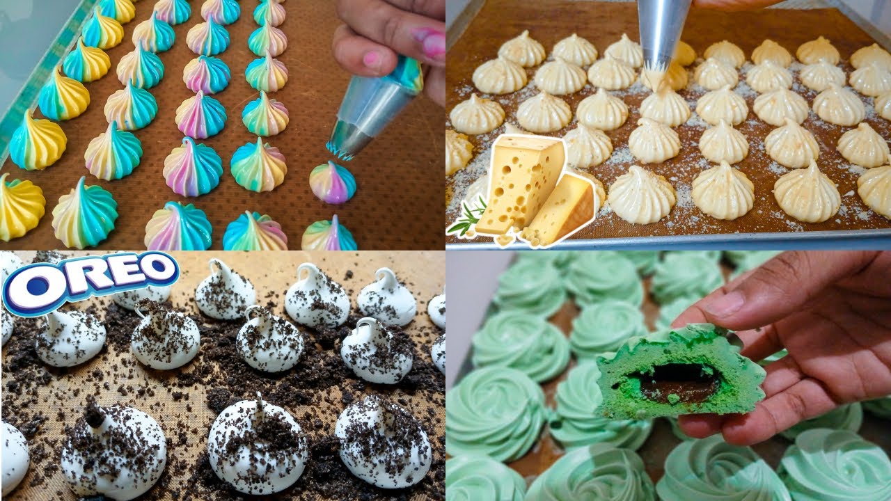 4 Receitas de SUSPIROS Que Vão IMPRESSIONAR Todo Mundo! | RECEITA DE SUSPIROS