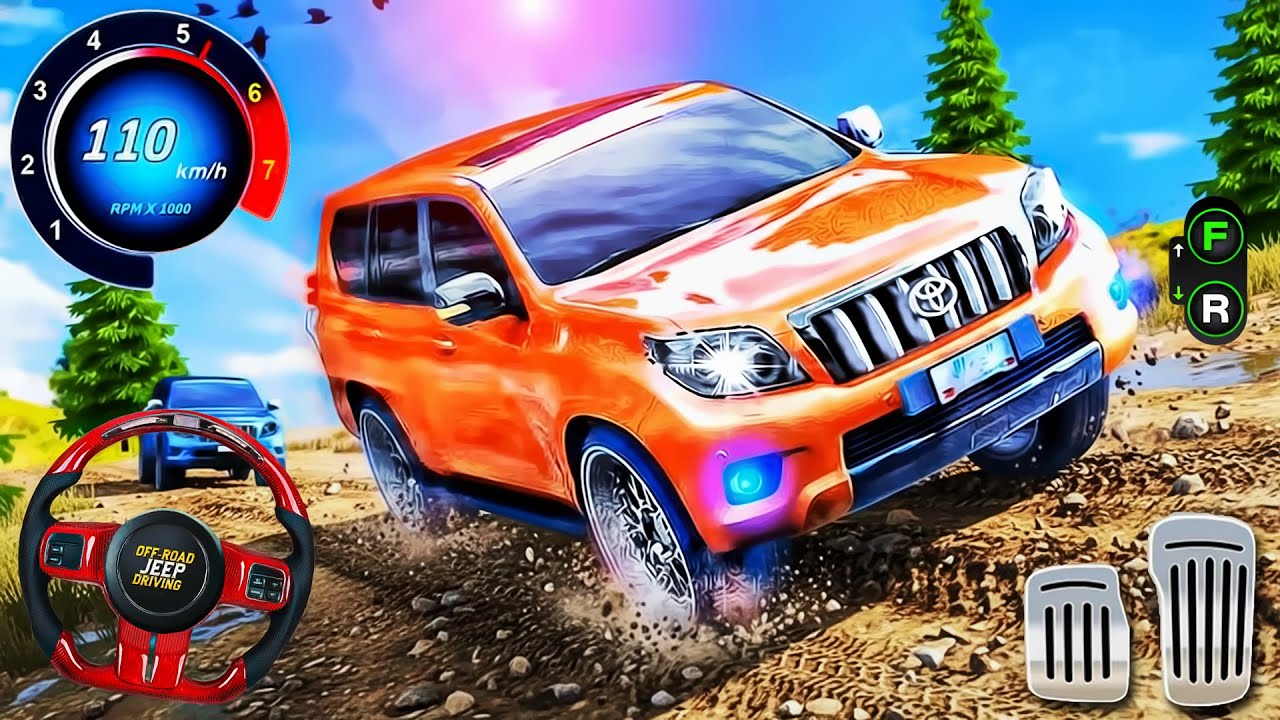 Offroad 4x4 Luxury Prado Simulator | SUV Jeep Hill Climb Racing 3D - Android GamePlay