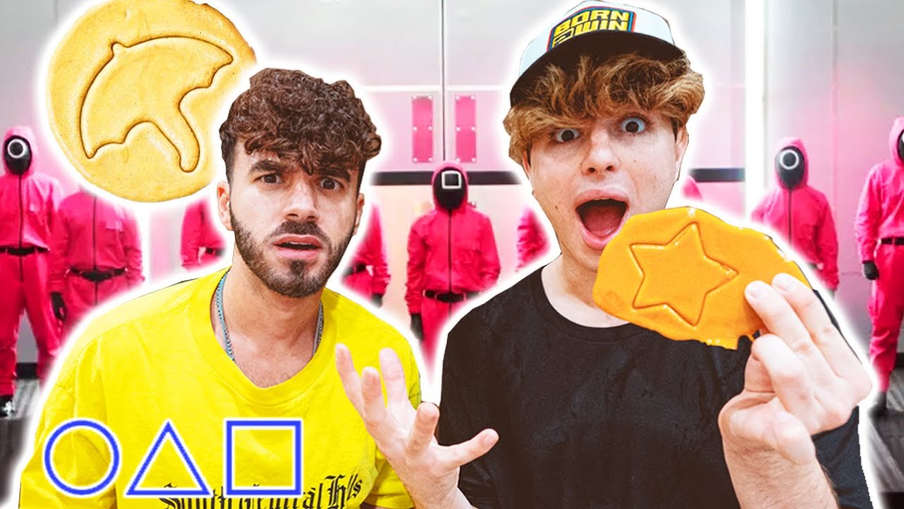 TRYING THE SQUID GAME HONEYCOMB COOKIE CHALLENGE!!