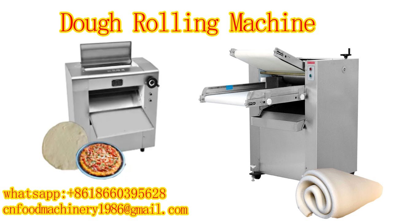 Bakery Dough Sheeter Bread Dough Press roller 250kg Automatic Wheat flour 220