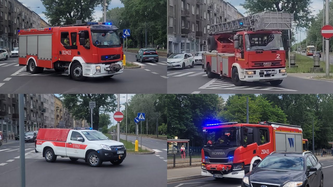 [Mega Trąby][Rzadkość] Alarmowo 302[W]22, 51, 81 i 250[W]25 do pożaru. JRG 2 / A Poż Warszawa