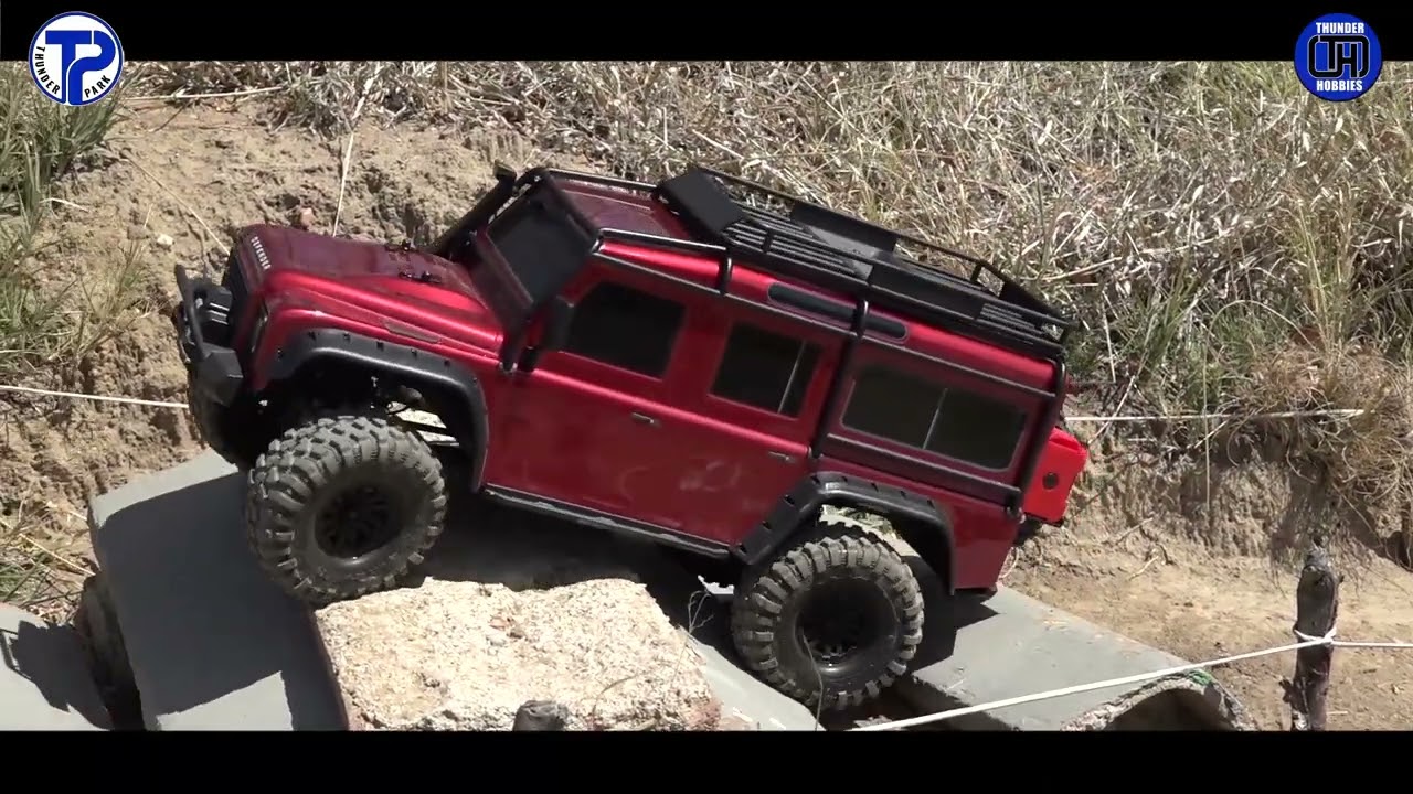 TRX4 Defender First Drive on Boomerang at Thunder Park RC Venue