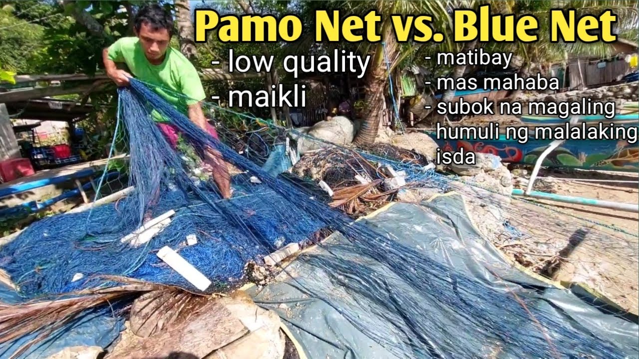 Blue Net ang mabisang panghuli ng malalaking isda,mahaba at napakatibay | Sahod day