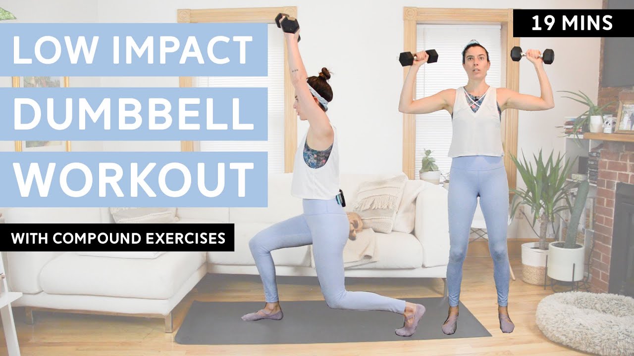 Low-Impact Workout with Weights: Compound Exercises