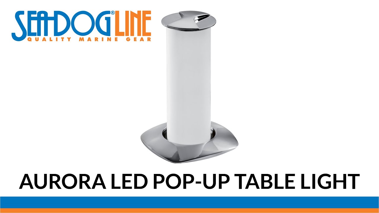 Aurora LED Pop-Up Table Light by Osculati (brought to you by Sea-Dog Line)