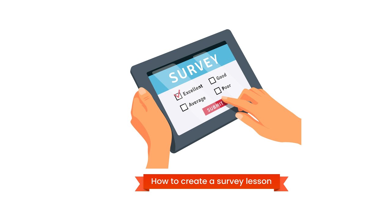 How To Create a Survey Lesson I All-in-one Online Course Platform I EzyCourse