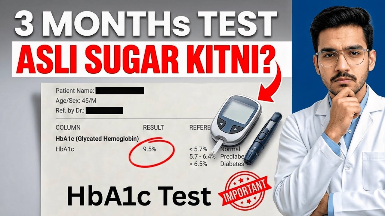 HbA1c Test Normal Range: 3 Mahine ki Sugar Report Kaise Padhein?