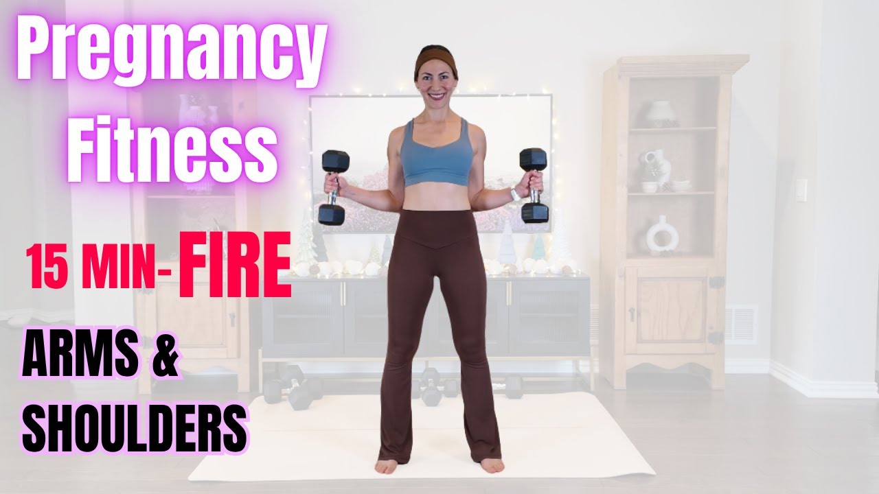 15 MIN ARM & SHOULDER SCULPT | Safe All Trimesters | Dumbbells | Home Workout