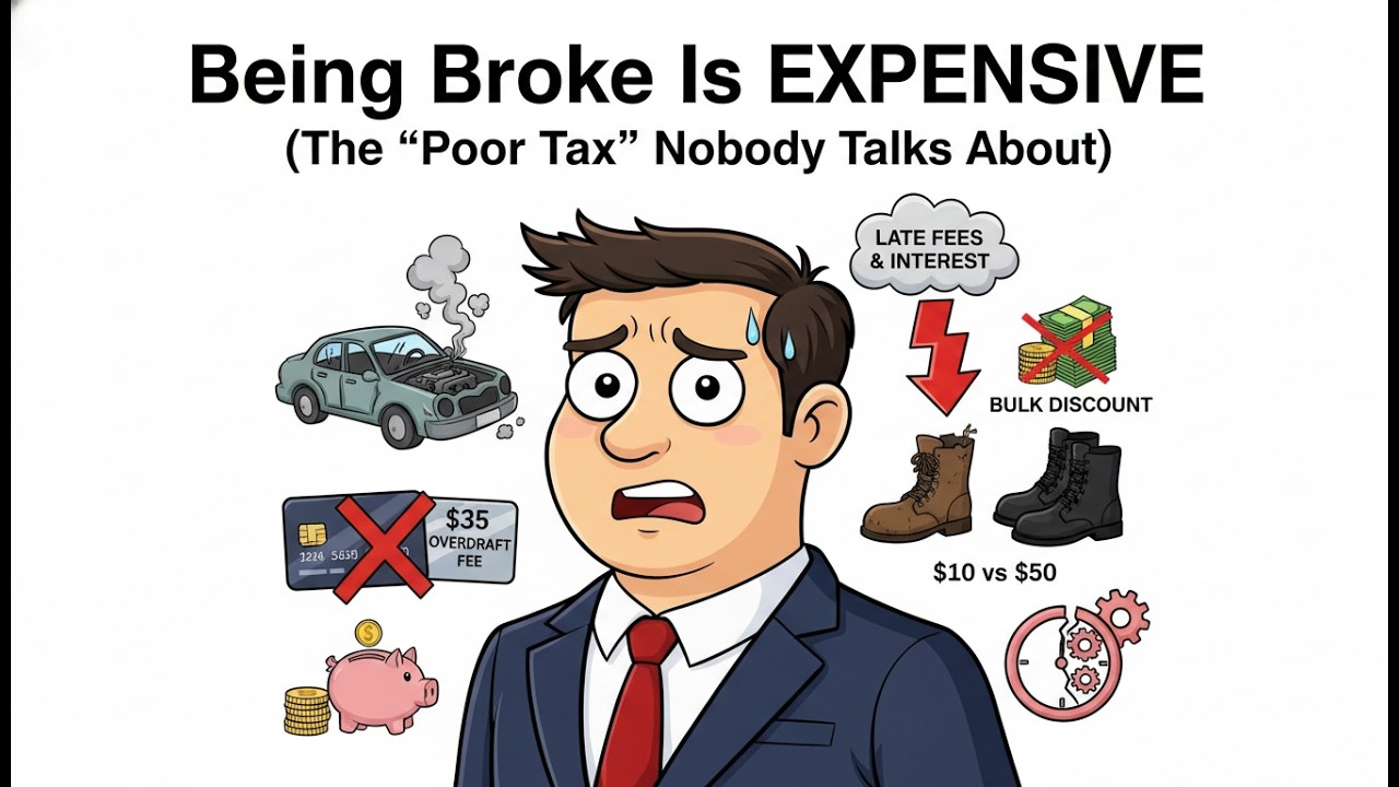 Being Broke Is EXPENSIVE (The “Poor Tax” Nobody Talks About)