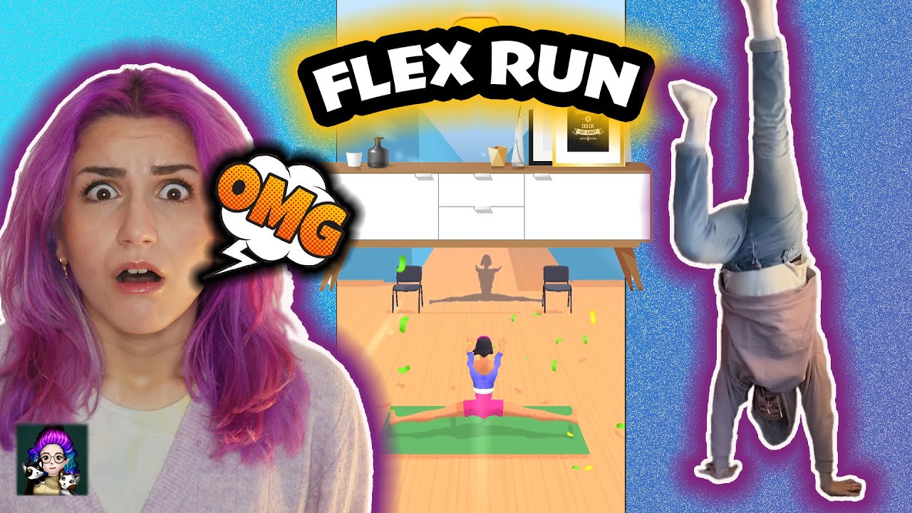 Kaan macht HANDSTAND in Danias Wohnzimmer! Alles nur wegen dieser App... [Flex Run]