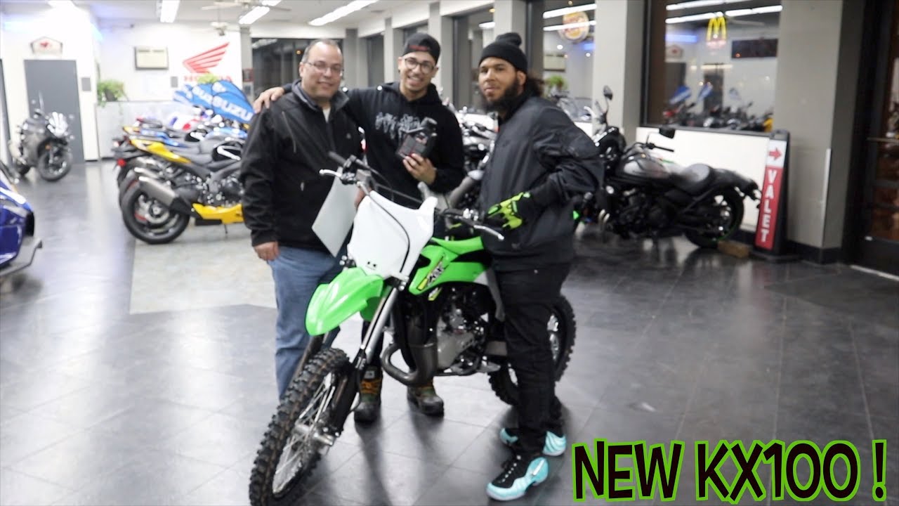 PICKING UP THE BRAND NEW KX100 ! | BRAAP VLOGS