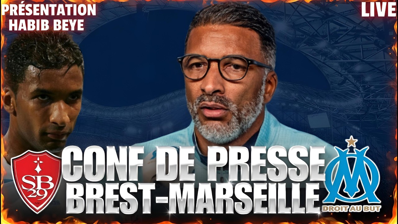 🚨BREST-OM : CONF DE PRESSE HABIB BEYE / ACTU OM 🔥