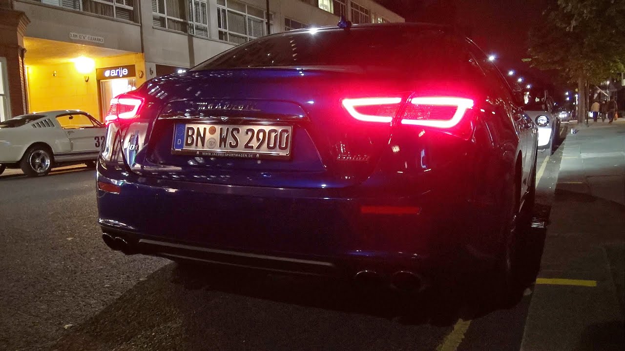 Maserati Ghibli S Q4 3.0 V6 Biturbo - LOUD REVS!!