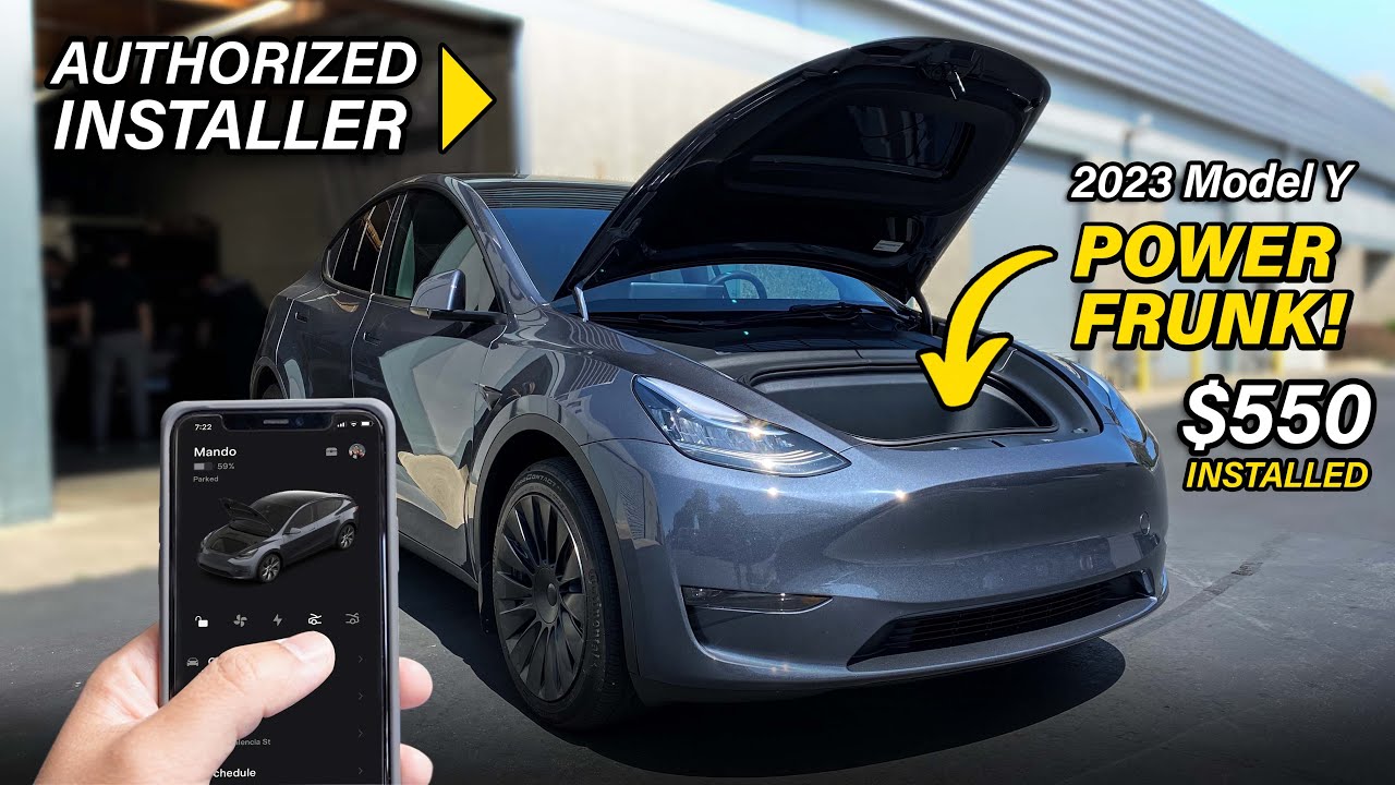Watch this before you Install 2023 Tesla Model Y Power Frunk / $550 Parts & Labor for Model Y #tesla