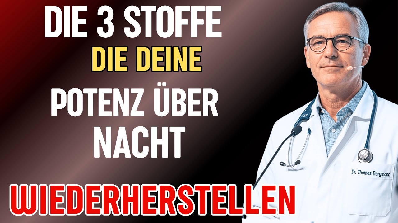 Männer über 60 Diese 3 Nährstoffe abends für Potenz, Energie und tiefen Schlaf