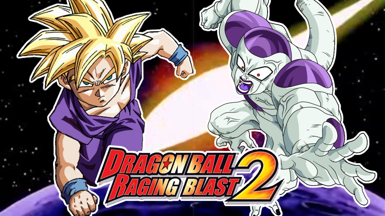 Dragon Ball Raging Blast 2 : Gohan Joven SSJ VS Freezer - Linea Temporal Muy Alternativa Y EPICA !