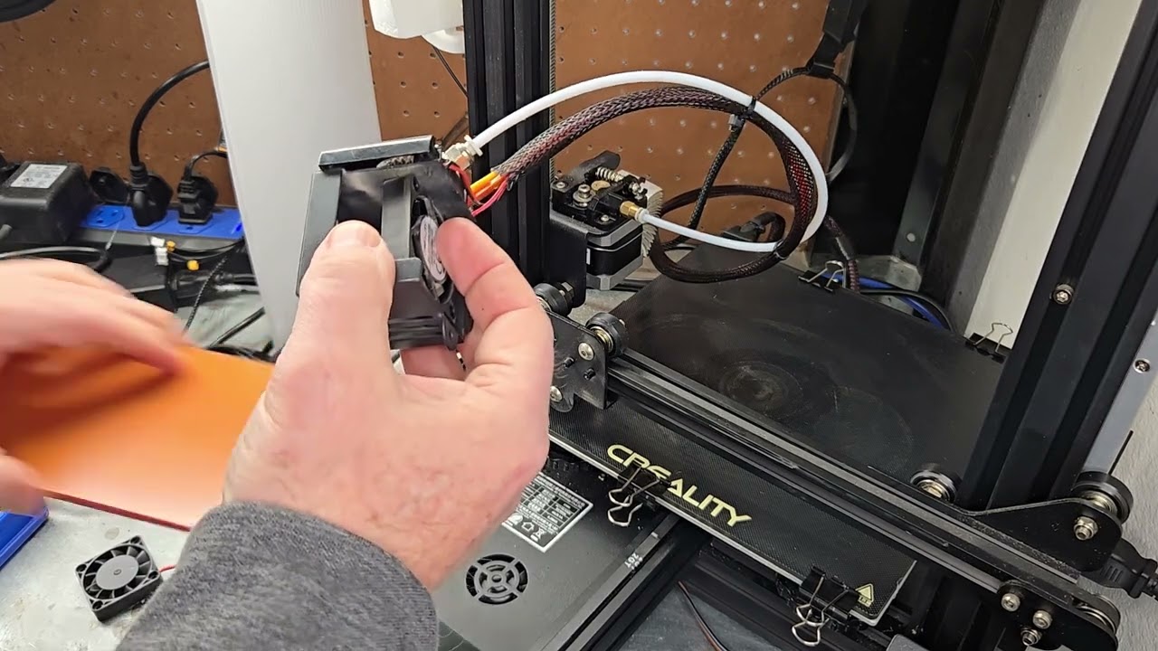 How to replace Ender 3 Extruder Fans - the 