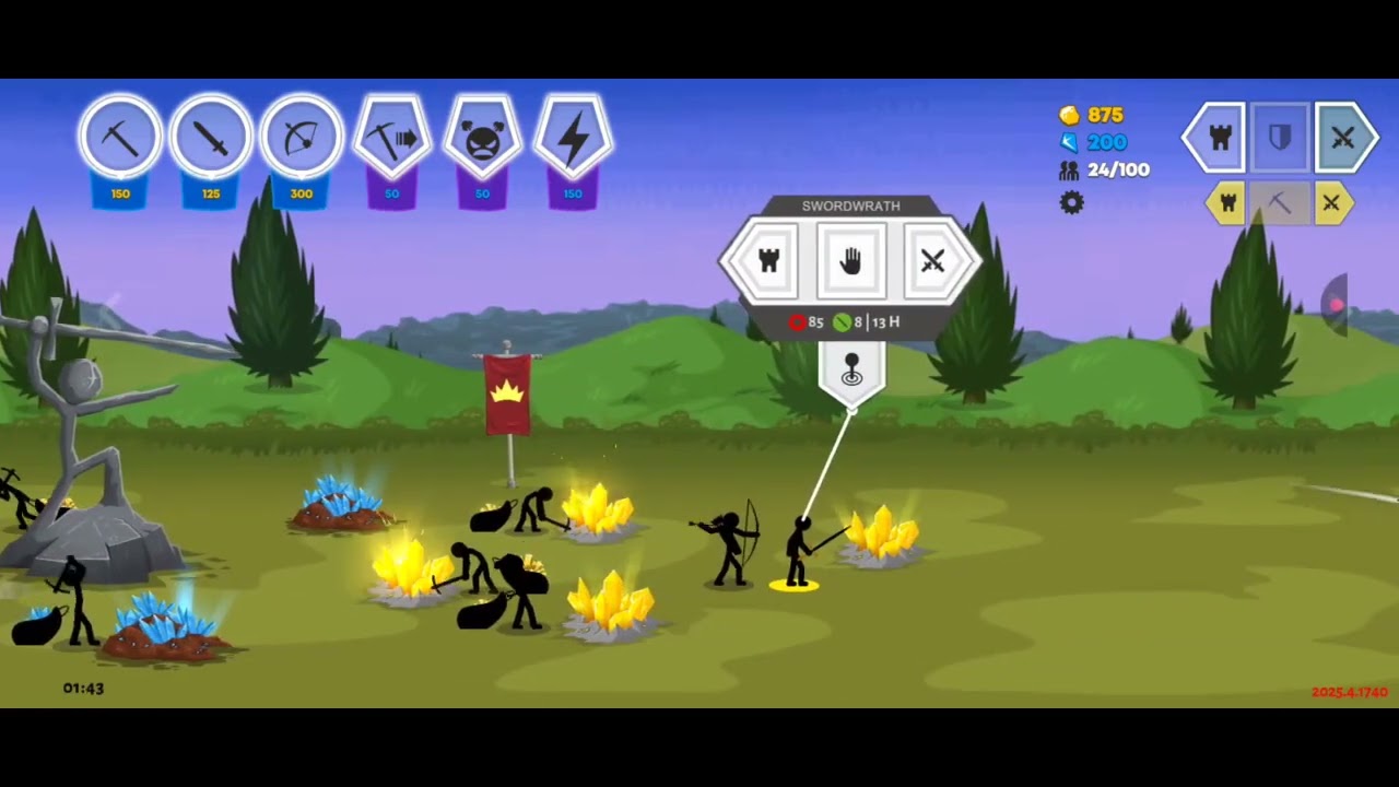 Katzen Krieg (Stick War)