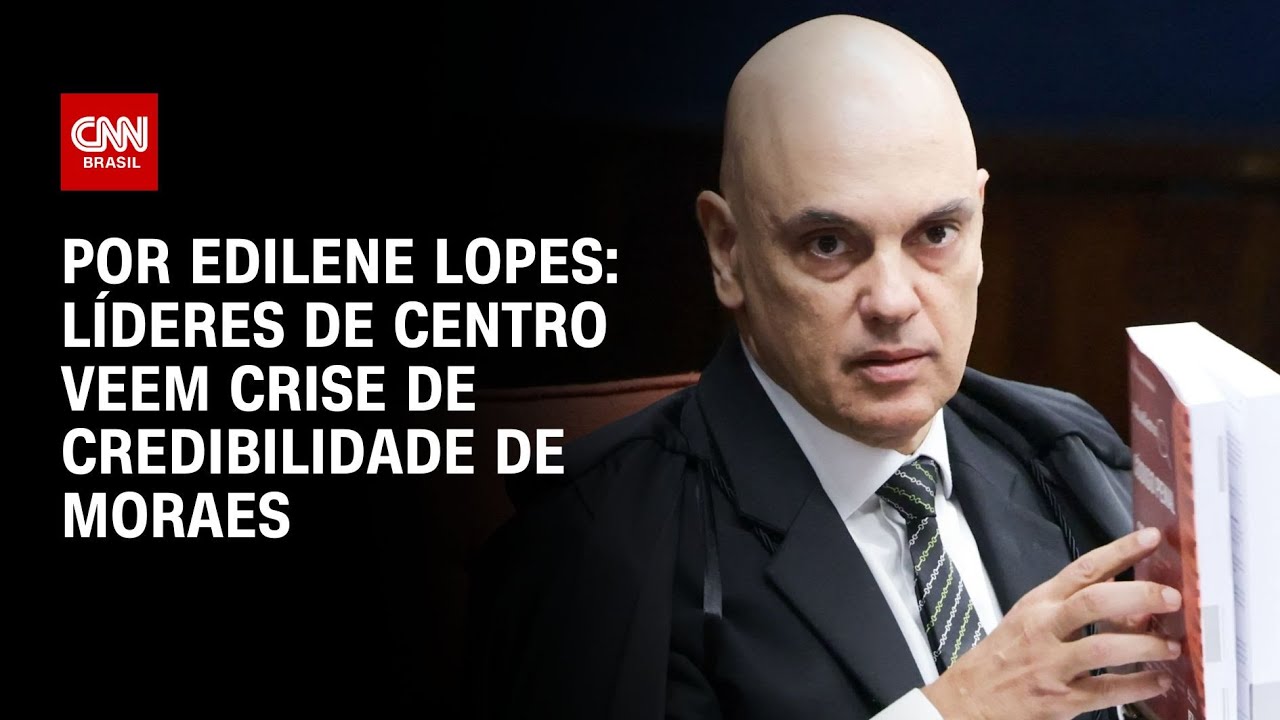L&iacute;deres de centro veem crise de credibilidade de Moraes | HORA H
