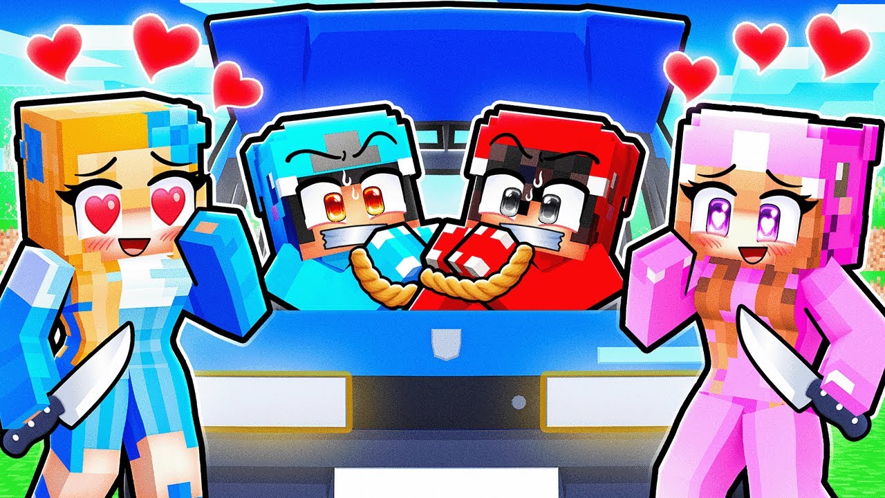 CRAZY FAN GIRLS KIDNAPPED OMZ & ROXY in Minecraft...