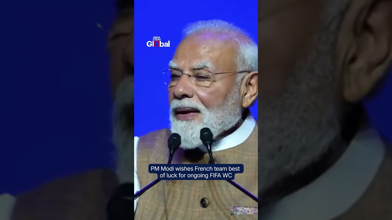 PM Modi Highlights India-France Football Bond, Wishes French Team Success #pmmodi #fifa