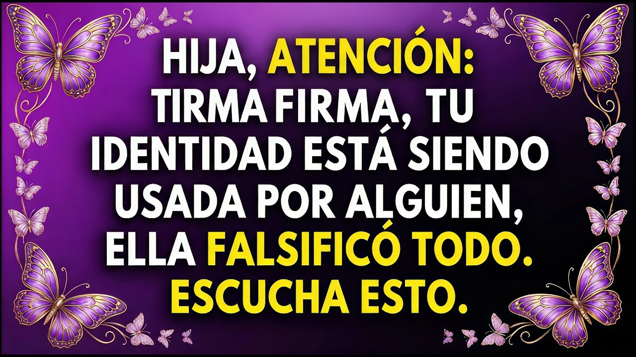 HAY UNA MUJER COPIANDO TU IDENTIDAD PARA TOMAR LO QUE ES TUYO, ESCUCHA YA.