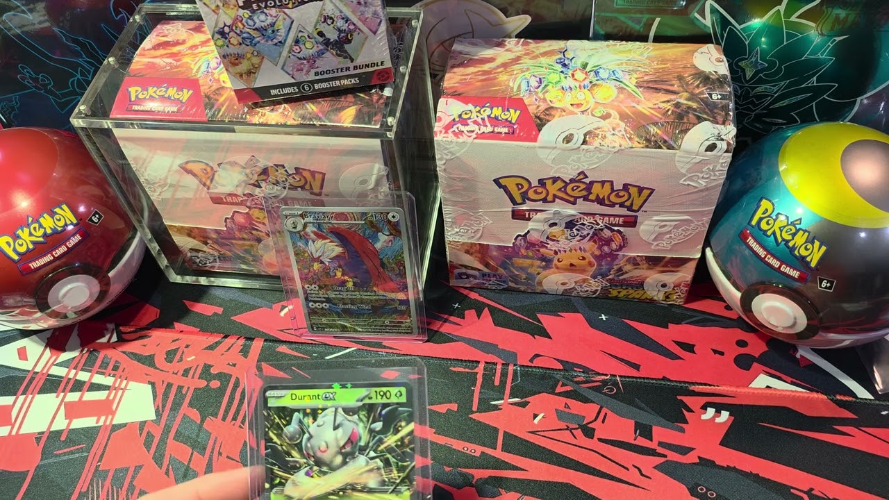1 hour of Pokemon (46 Surging Sparks) TCG Pack Opening Chill and Coffee Shop lofi
