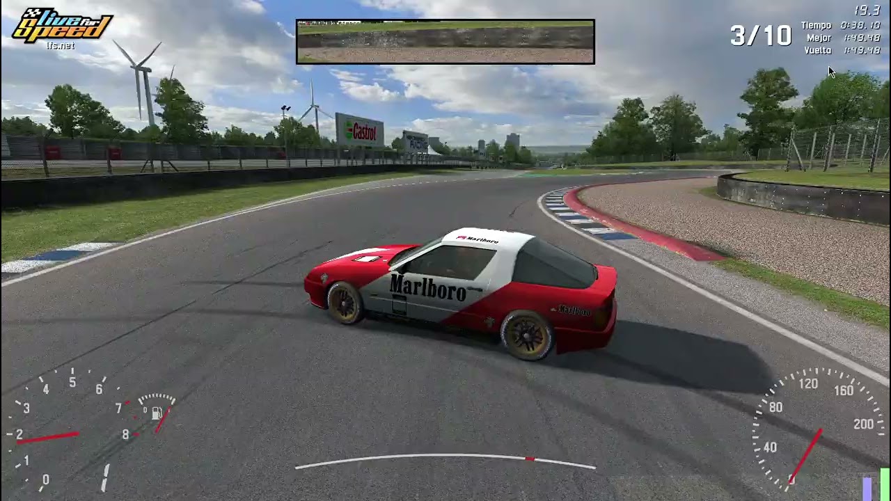 practica de la frenada con el XRGT