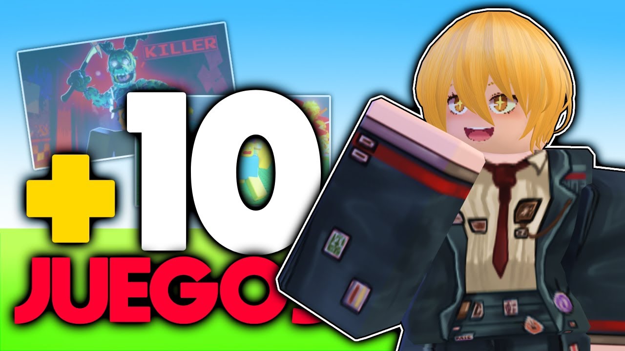 TOP 10 JUEGOS DE ROBLOX QUE MEJORARAN TU DIA! ☝🤓