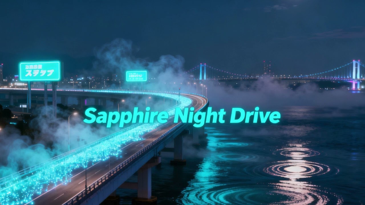 Tokyo Night Drive – Sapphire Night Drive | Citypop × Shoegaze 80s | Japanese Female Vocal