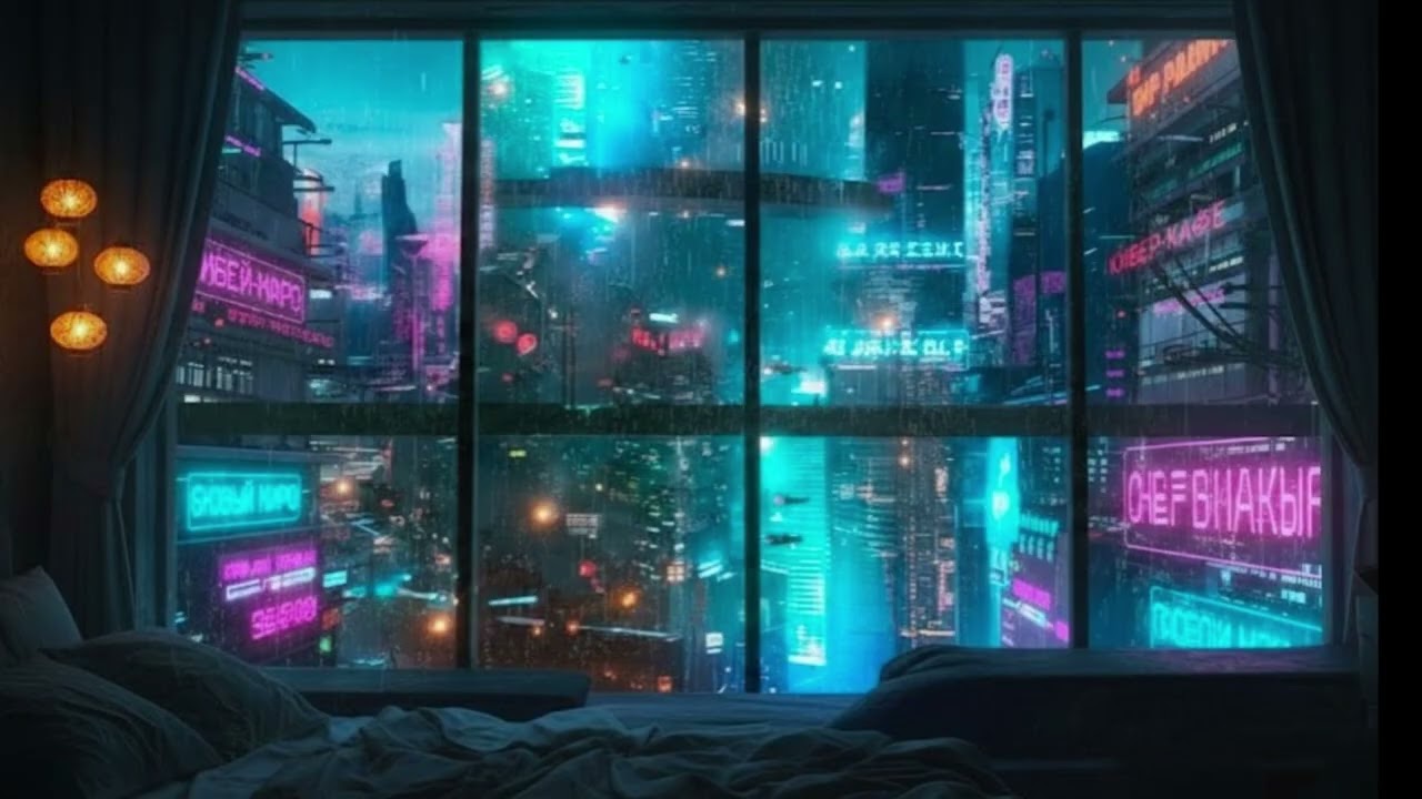 Russian Cyberpunk City - Futuristic Ambient Music for Studying, Coding & Focus | Synthwave Vibes