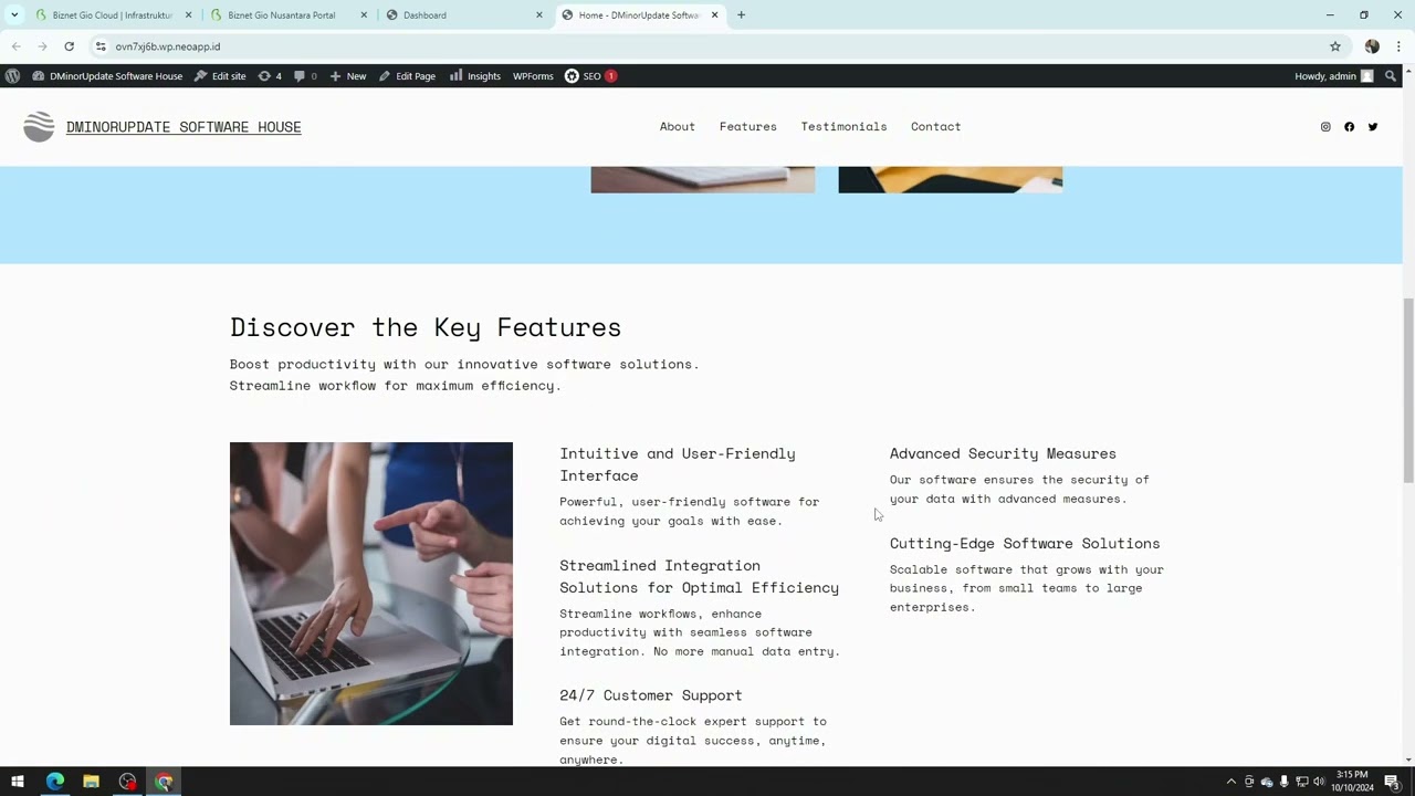 Membuat Landing Page Tanpa Coding NEO Wordpress