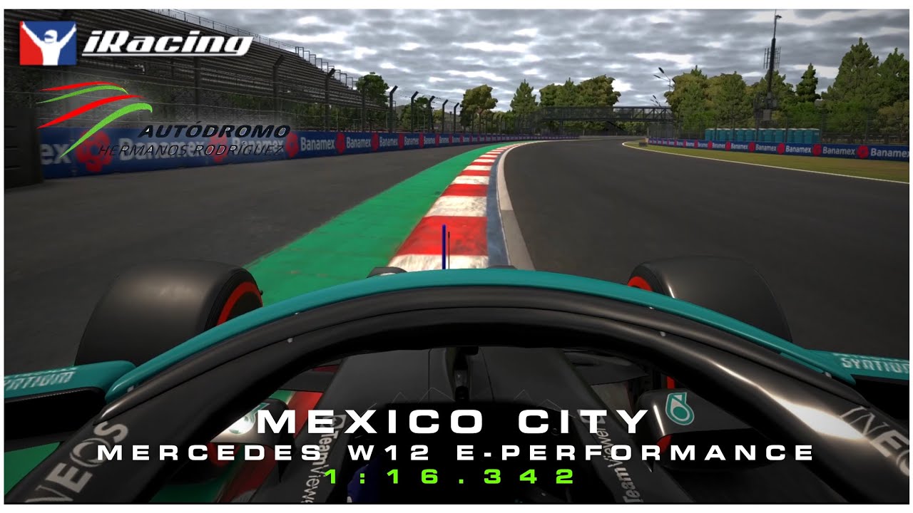 iRacing Mercedes W12 | Mexico City (GP) Hotlap (1:16.342)