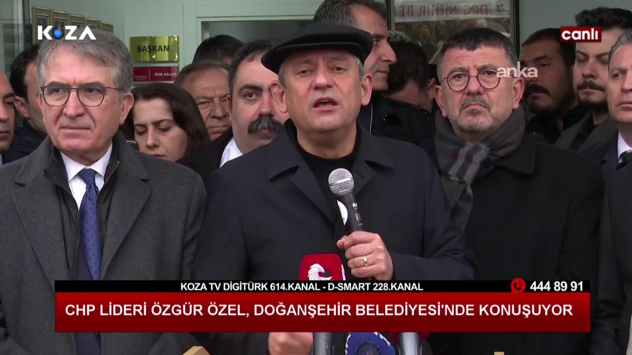 CHP Lideri Özgür Özel Basın Açıklamasında Bulunuyor  #CanlıYayın