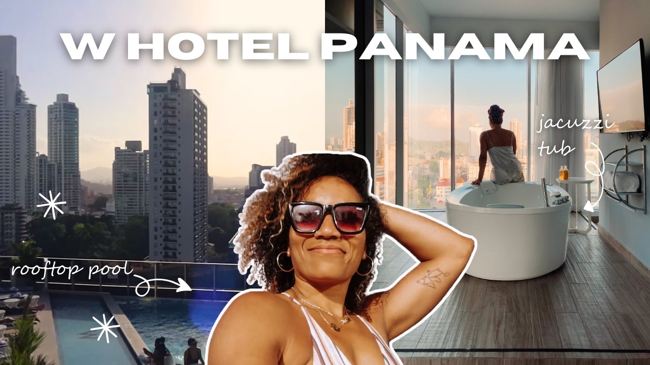Luxury W Panama Hotel Tour 🇵🇦 | Marvelous Suite Review, Rooftop Pool & Amex Platinum Perks